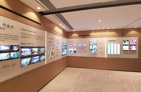 2019.6.23日 绿城地产御江臺品牌馆设计制作 实景图