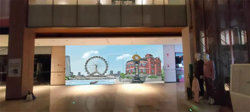 2024.9.07日 万科广场鹿园薛记围挡制作安装 效果图