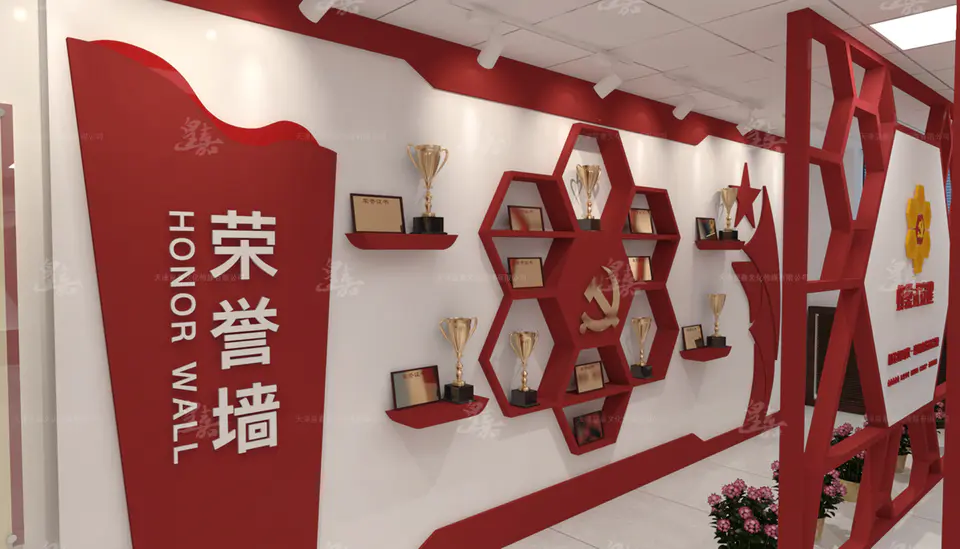 2019.6.6日 中国中铁蜂巢式党建品牌馆设计制作 25