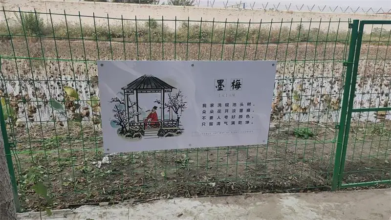2024.08.20日 戒毒所围栏画面展示板设计制作 实景图