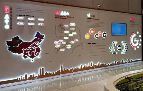 2021.5.8日 唐山万科地产品牌馆设计制作 实景图