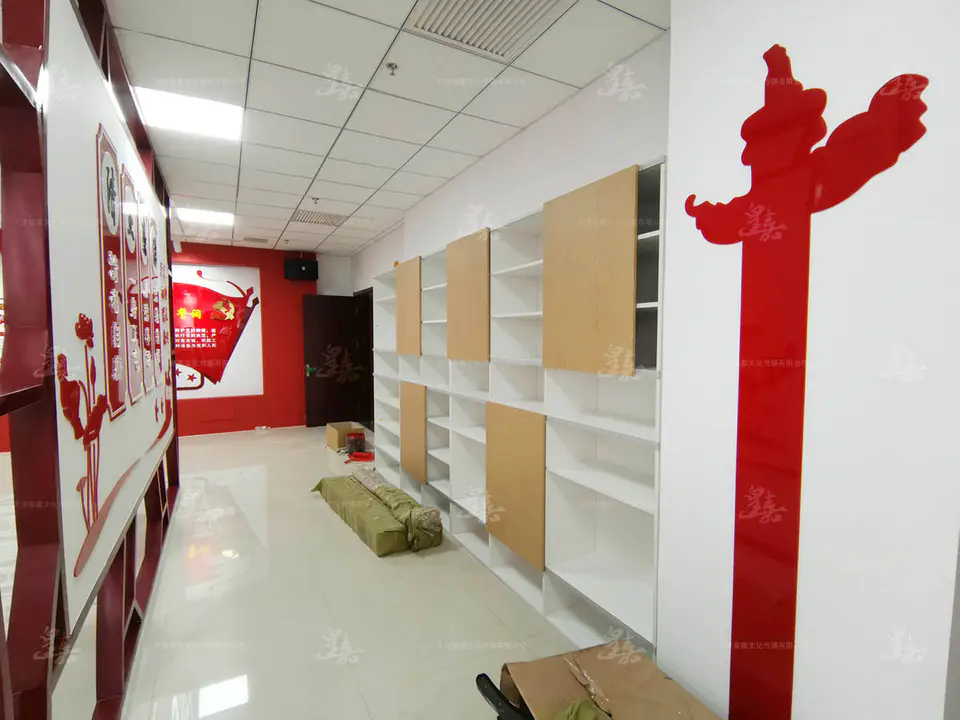 2019.6.6日 中国中铁蜂巢式党建品牌馆设计制作 37