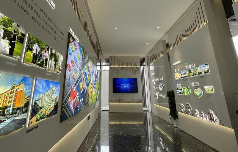 2021.8.21日 蓝绿双城地产臻熙品牌馆设计制作 实景图