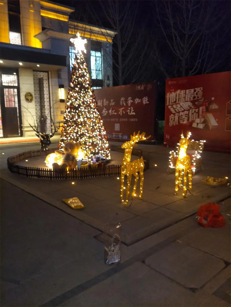 2018.11.23日 禹洲悦府圣诞包装 实景图